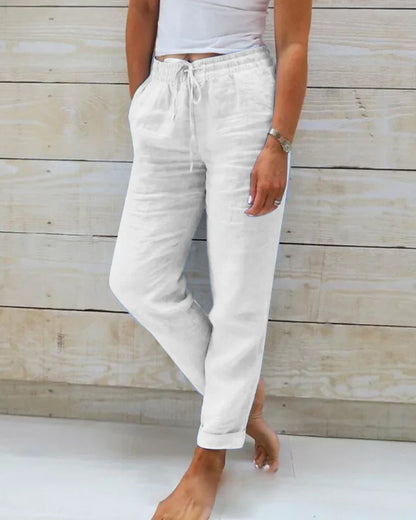 Amara | Loose and comfortable linen trousers