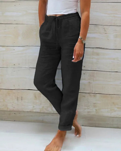 Amara | Loose and comfortable linen trousers