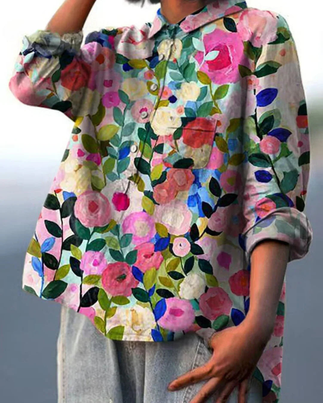 Kristel | Blouse met bloemenprint