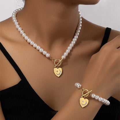 LovePearl | Refined pearl necklace and matching bracelet