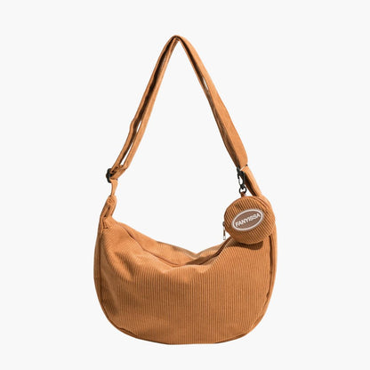 Elara Corduroy Crossbody Bag