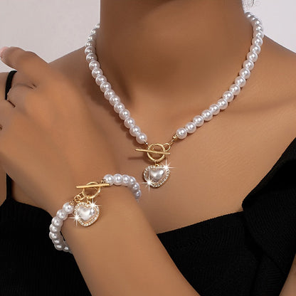 LovePearl | Refined pearl necklace and matching bracelet