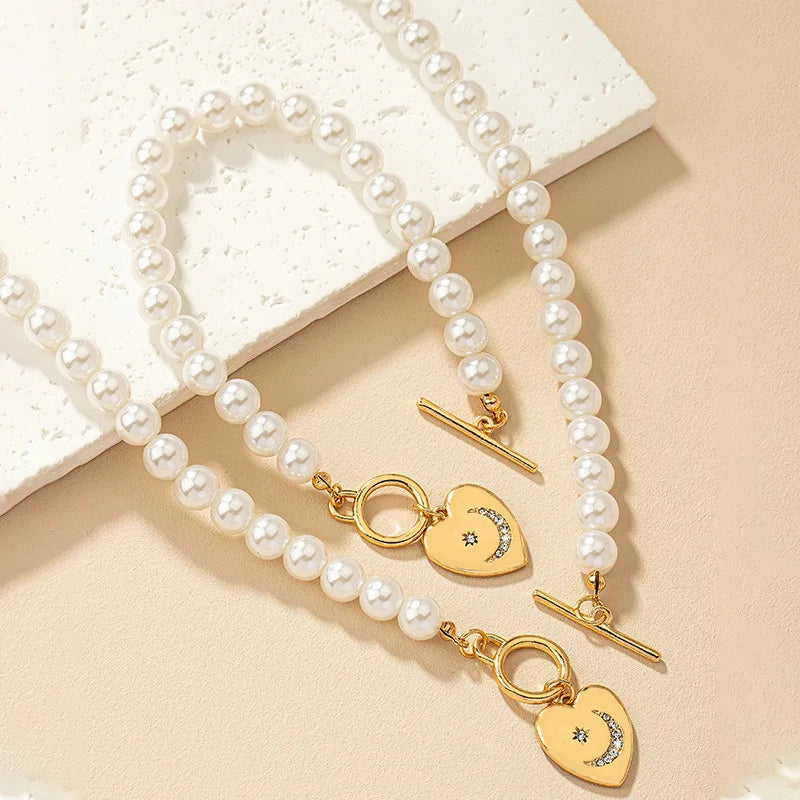 LovePearl | Refined pearl necklace and matching bracelet