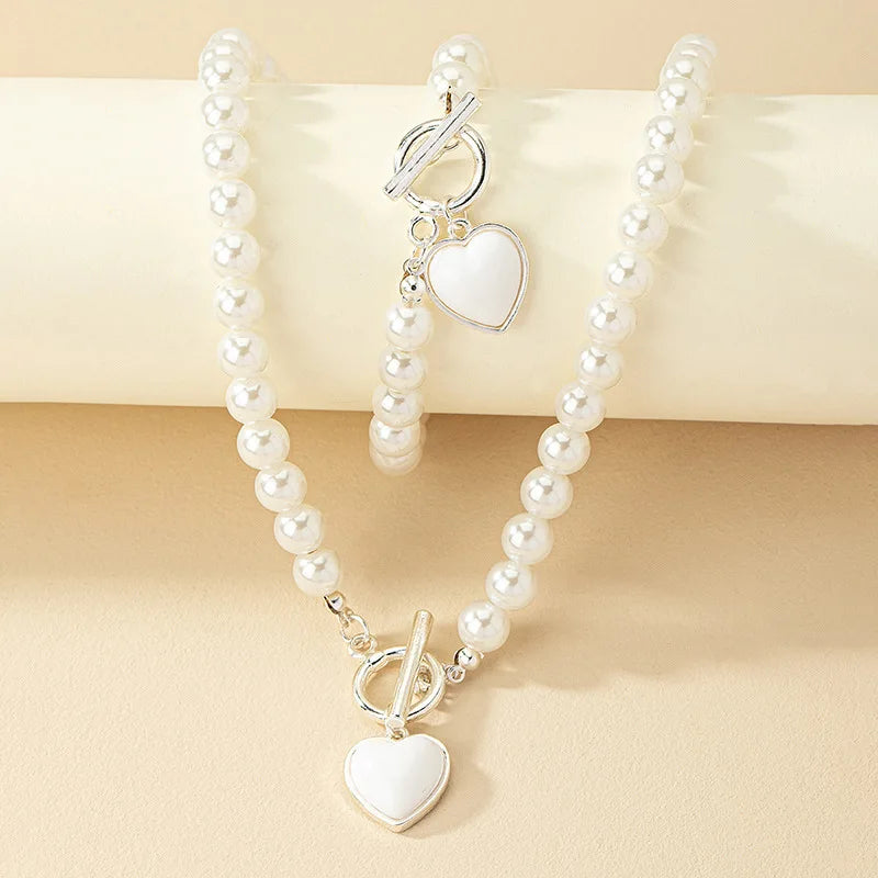 LovePearl | Refined pearl necklace and matching bracelet