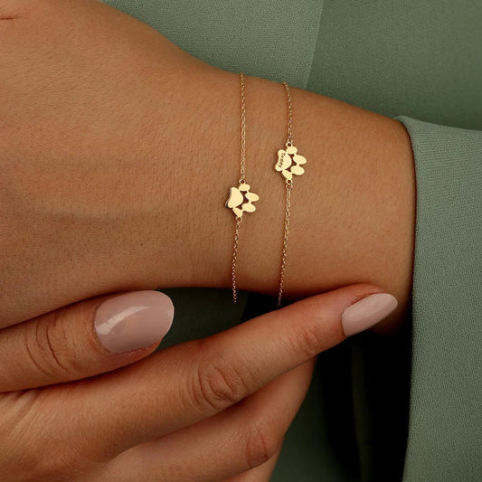 PawBracelet | Personalizable paw print as a symbol of love