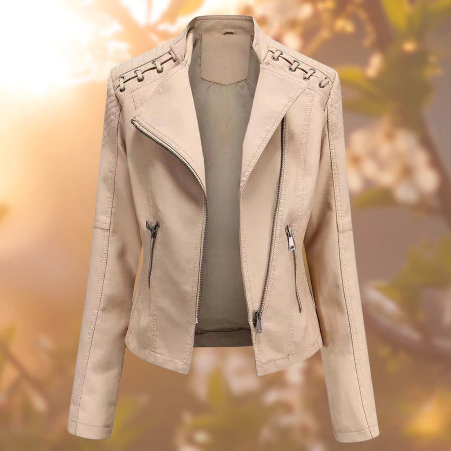 NICOLE - STYLISH LEATHER JACKET FOR WOMEN