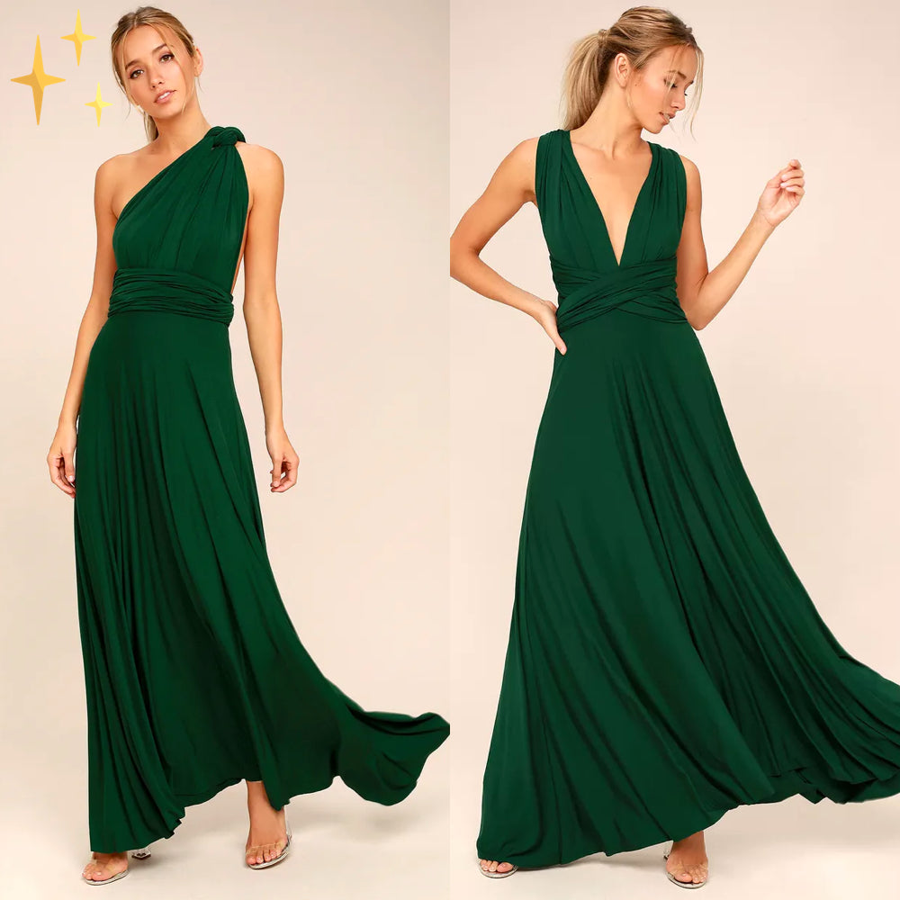 Zoë Multiway Maxi Wrap Summer Dress with no fewer than 50 Ways to Wear