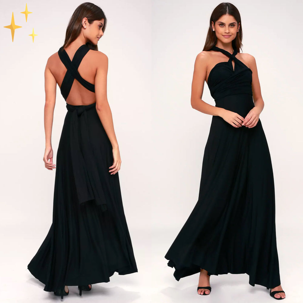 Zoë Multiway Maxi Wrap Summer Dress with no fewer than 50 Ways to Wear