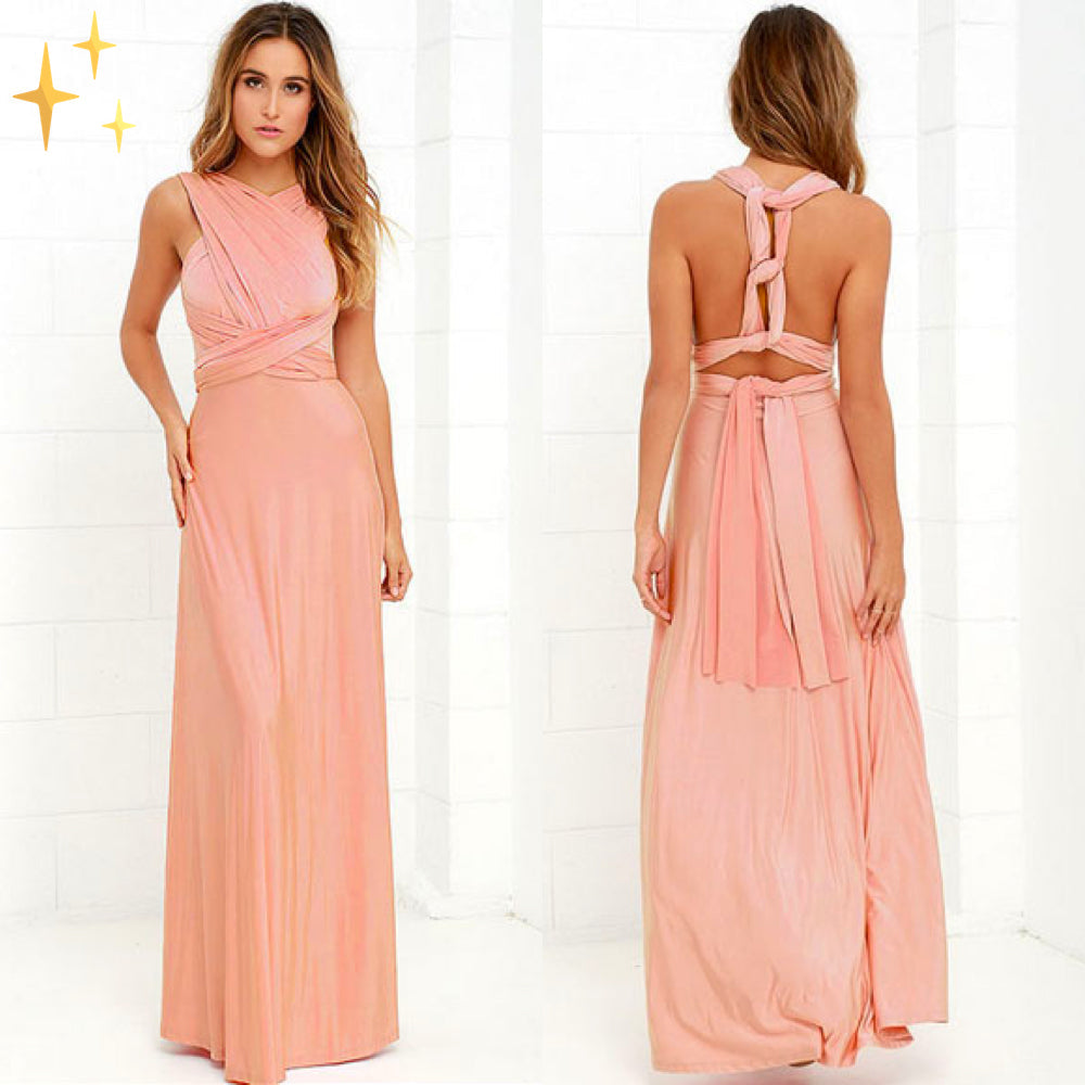 Zoë Multiway Maxi Wrap Summer Dress with no fewer than 50 Ways to Wear